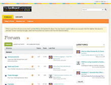 Tablet Screenshot of community.cardboardconnection.com